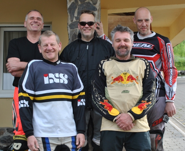 David and friends, England